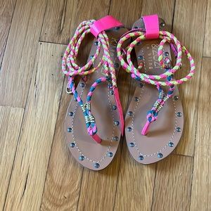 Kim and Zozi flat sandals